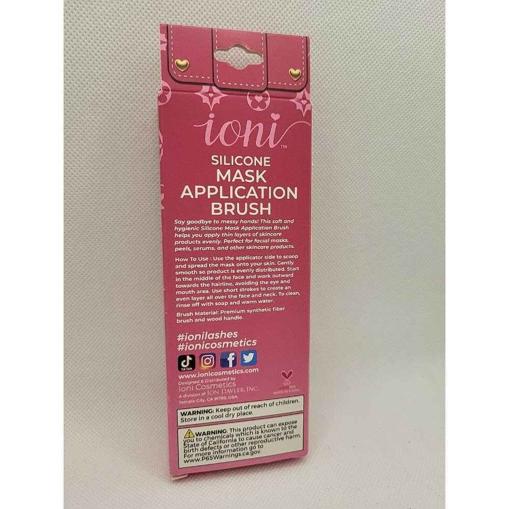 (Bundle 3/$20) Ioni Silicone Mask Application Brush With Makeup brush cleaner - Picture 4 of 6